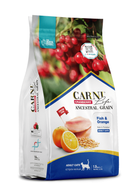 Carni Life Cranberry Ancestral Grain Adult Balık Etli & Portakallı Yetişkin Kedi Maması - 1