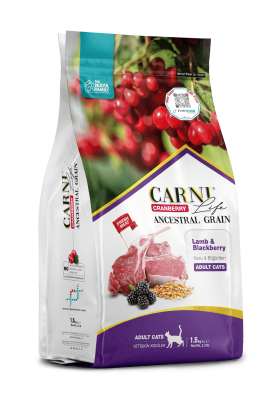 Carni Life Cranberry Ancestral Grain Adult Kuzu Etli & Böğürtlenli Yetişkin Kedi Maması - 1