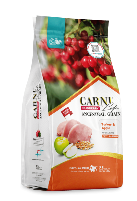 Carni Life Cranberry Ancestral Grain Puppy Hindi Etli & Elmalı Tüm Irklar Yavru Köpek Maması - 1