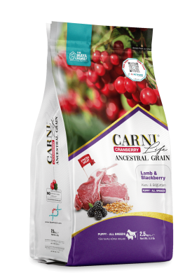 Carni Life Cranberry Ancestral Grain Puppy Kuzu Etli & Böğürtlenli Tüm Irklar Yavru Köpek Maması - 1