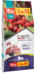 Carni Life Cranberry Ancestral Grain Adult Medium & Maxi Kuzu Etli & Böğürtlenli Yetişkin Köpek Maması - 2