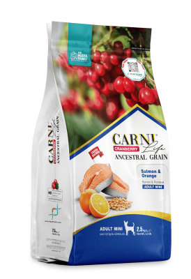 Carni Life Cranberry Ancestral Grain Adult Mini Somonlu & Portakallı Yetişkin Köpek Maması - 1