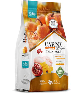 Carni Life Pumpkin Tahılsız Tavuklu & Narlı Puppy Starter Yavru Köpek Maması - 1