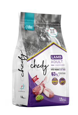 Chedy Adult Kuzu Etli Yetişkin Kedi Maması - 1