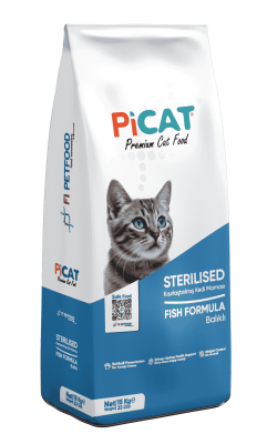 PiCat Adult Sterilised Balık Etli Kısırlaştırılmış Yetişkin Kedi Maması - 1