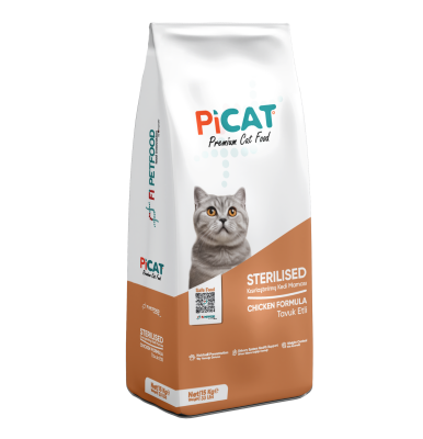 PiCat Adult Sterilised Tavuk Etli Kısırlaştırılmış Yetişkin Kedi Maması - 1